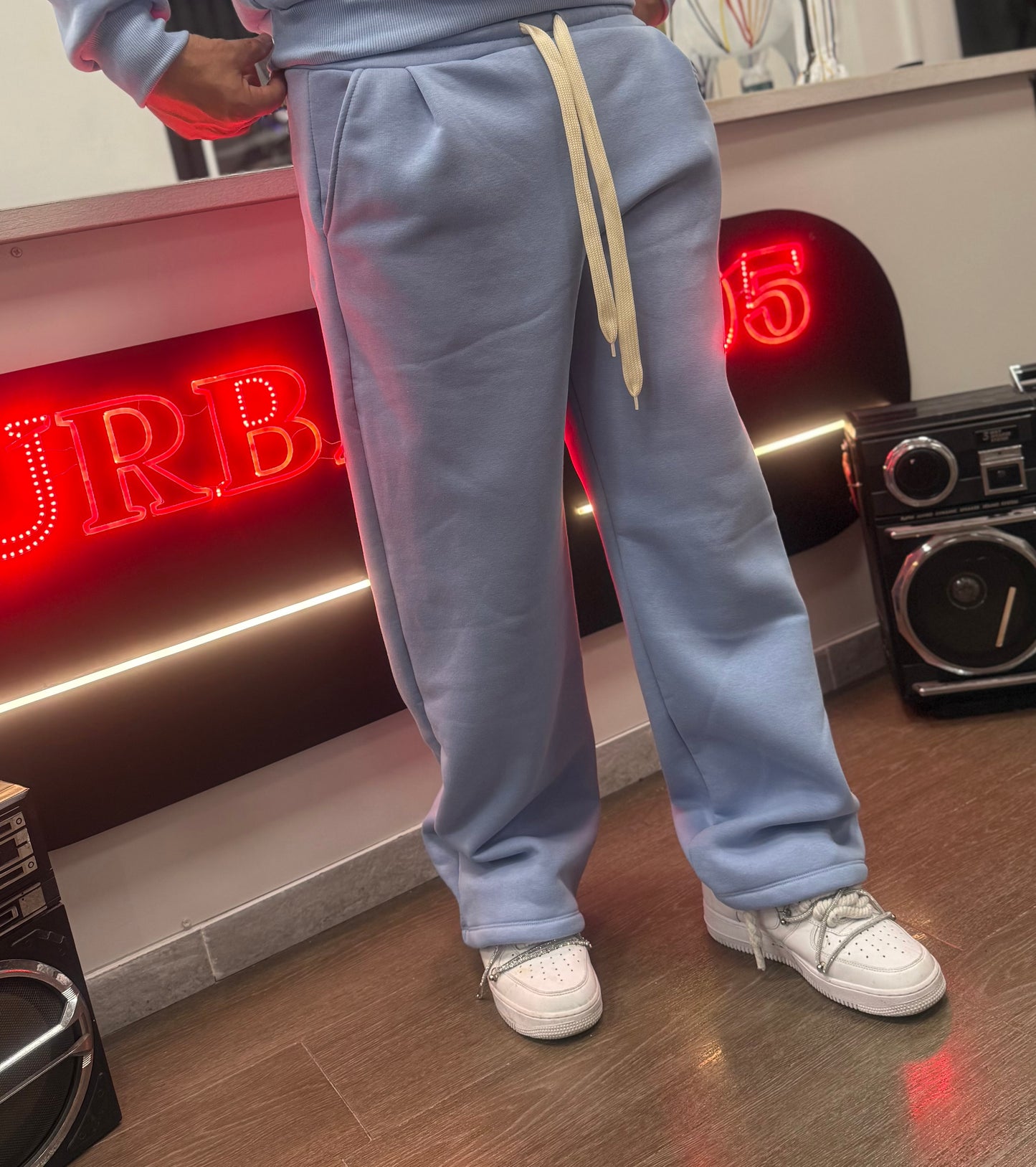 TUTA OVERSIZE CELESTE